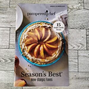 Pampered Chef 2023 Spring‎ Summer Cookbook Booklet VERY GOOD